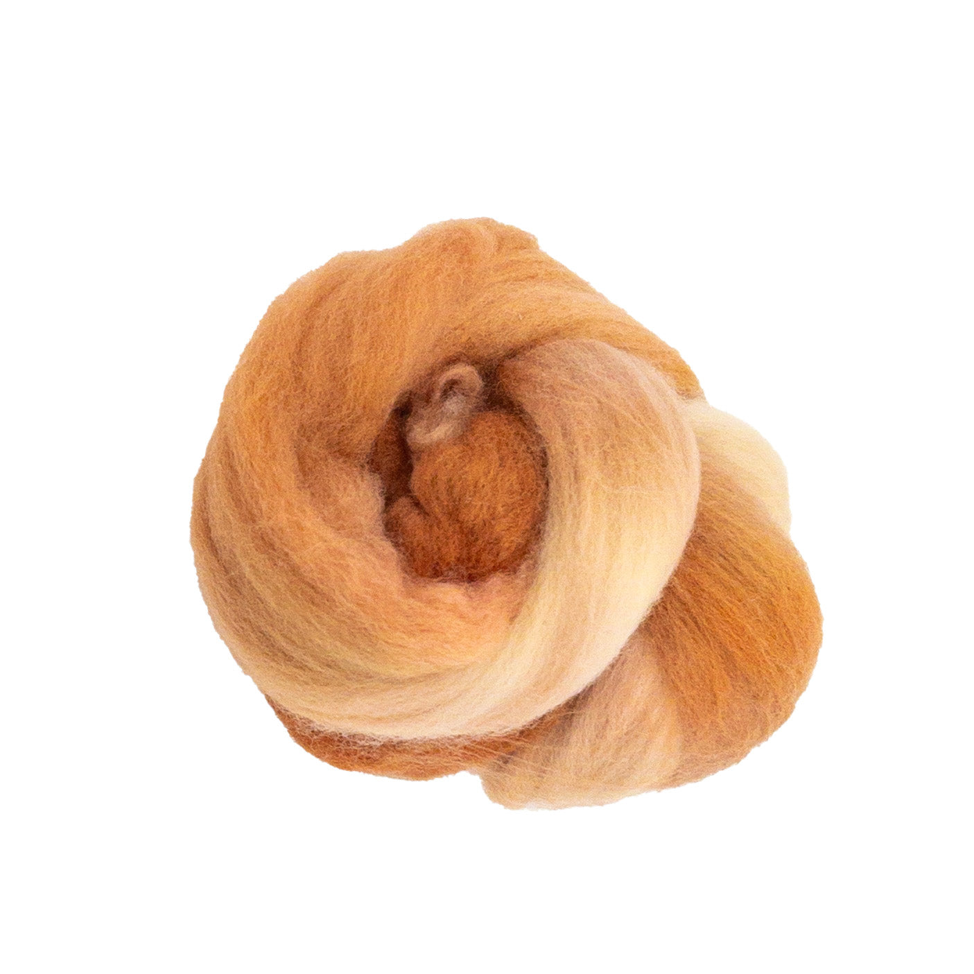 Needle Felting Roving, 22 micron reddish brown blend